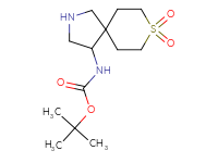 tert-butyl N-{8,8-dioxo-8lambda6-thia-2-azaspiro[4.5]decan-4-yl}carbamate