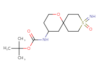tert-butyl N-{9-imino-9-oxo-1-oxa-9lambda6-thiaspiro[5.5]undecan-4-yl}carbamate