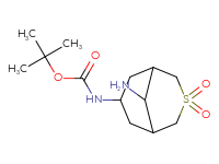 tert-butyl N-{9-amino-3,3-dioxo-3lambda6-thiabicyclo[3.3.1]nonan-7-yl}carbamate, Mixture of diastereomers
